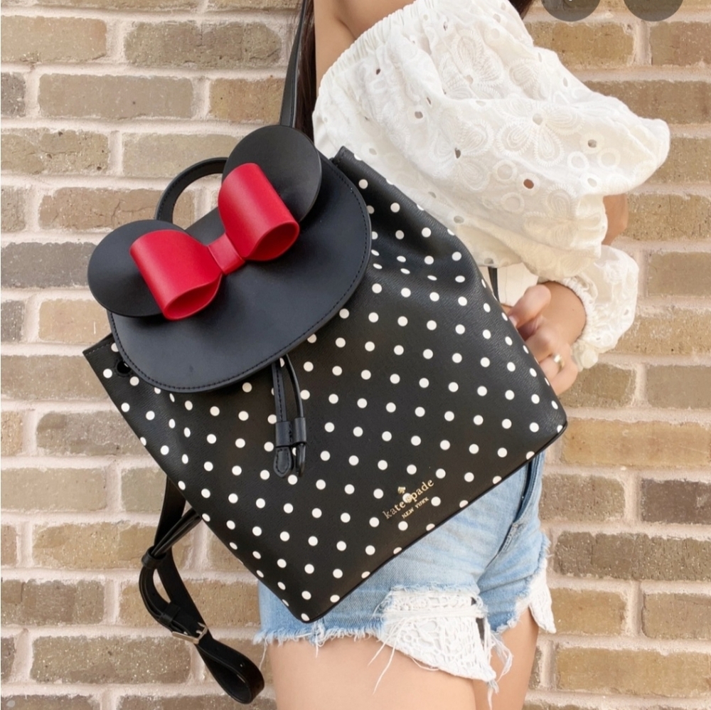 Disney Kate Spade Black Backpack & Wallet